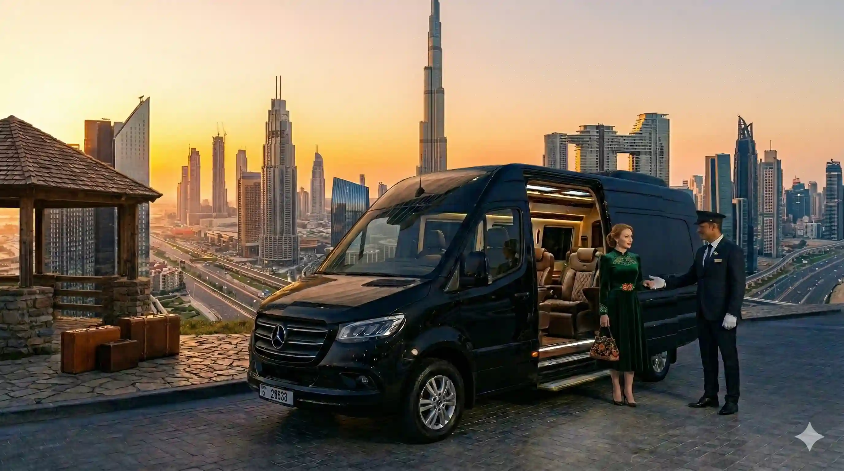 Luxury van rental Dubai