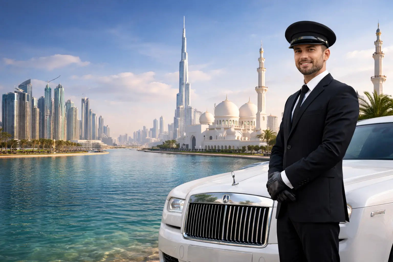 Private driver for sightseeing Dubai