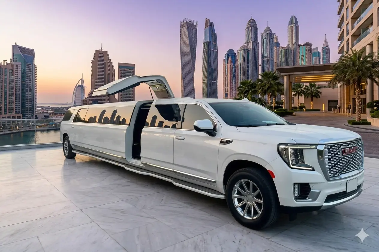 Stretch Limousine chauffeur Dubai